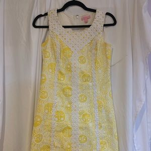 Lilly Pulitzer MacFarlane Yellow Dress
